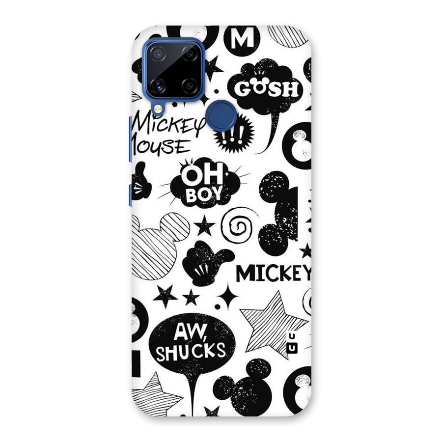 Oh Boy Design Back Case for Realme C15