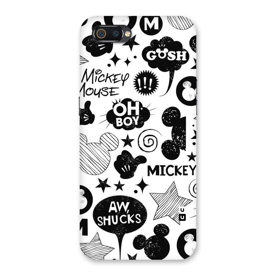 Oh Boy Design Back Case for Realme C2