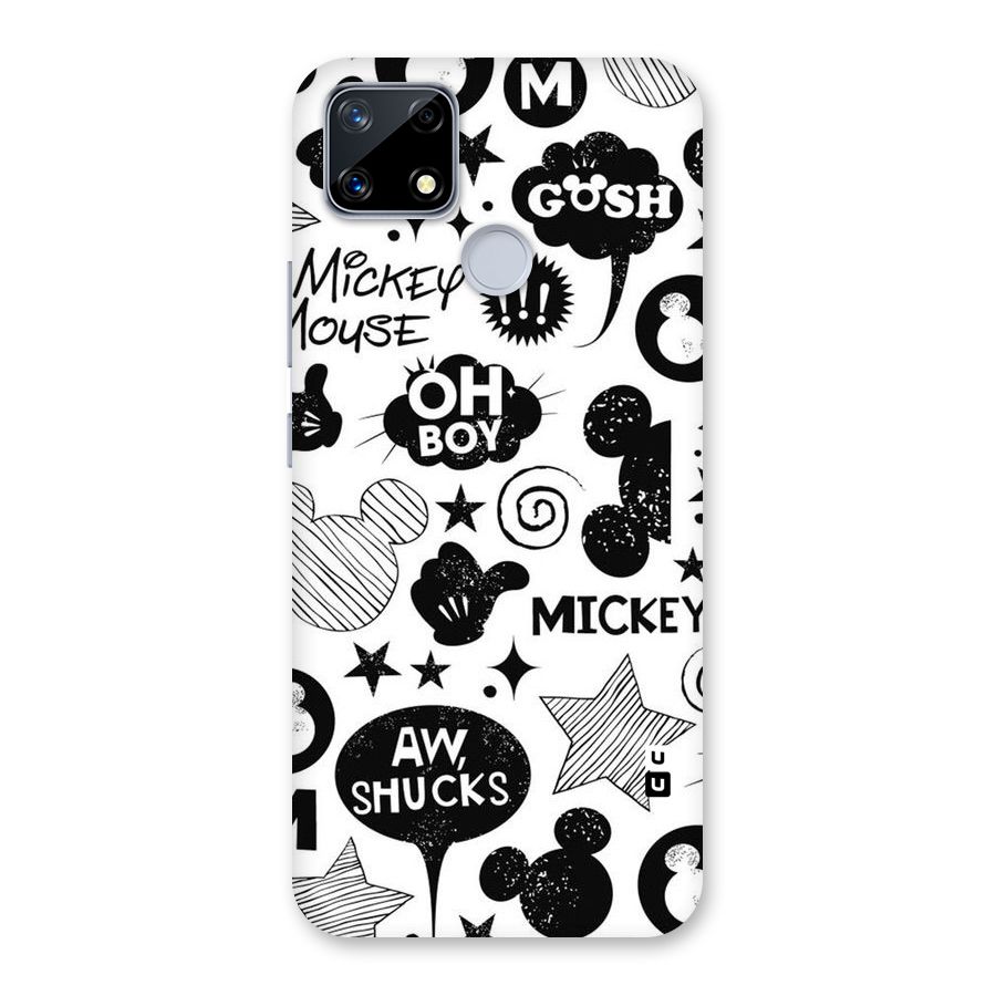 Oh Boy Design Back Case for Realme Narzo 20