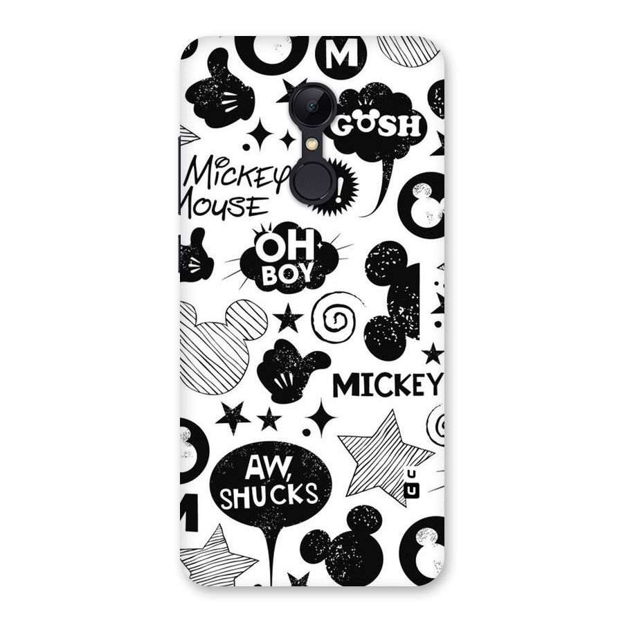 Oh Boy Design Back Case for Redmi 5