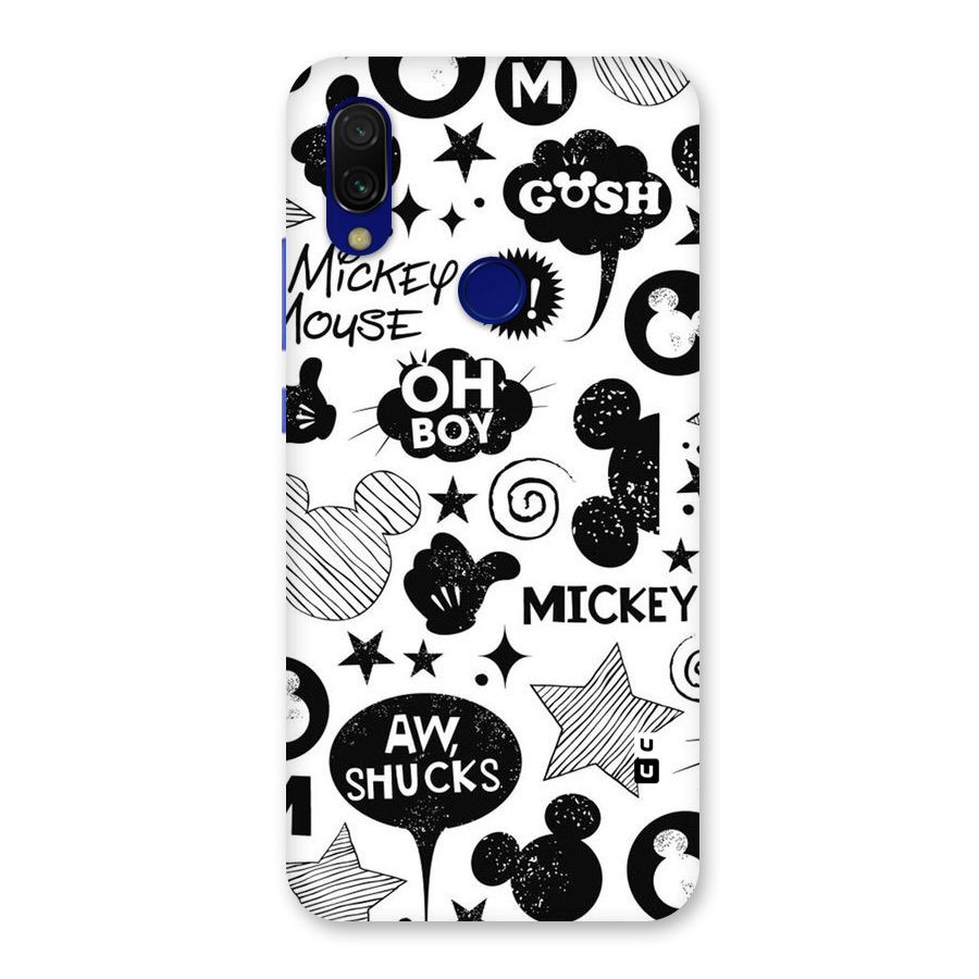 Oh Boy Design Back Case for Redmi 7
