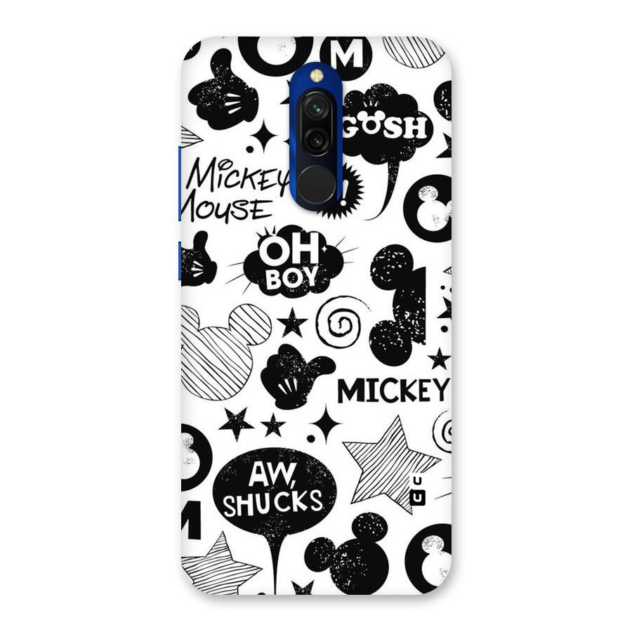 Oh Boy Design Back Case for Redmi 8