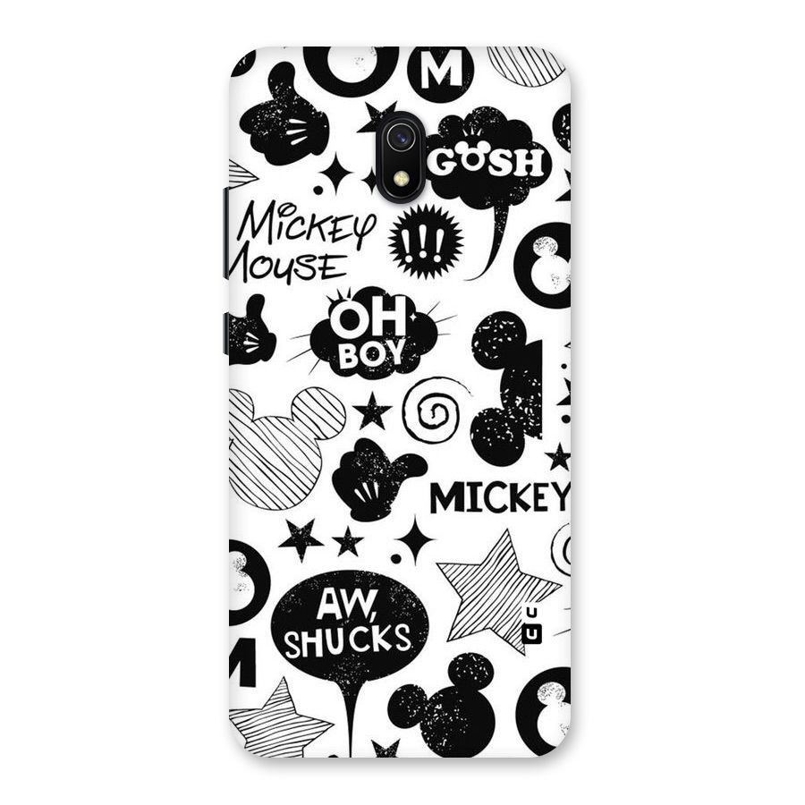 Oh Boy Design Back Case for Redmi 8A