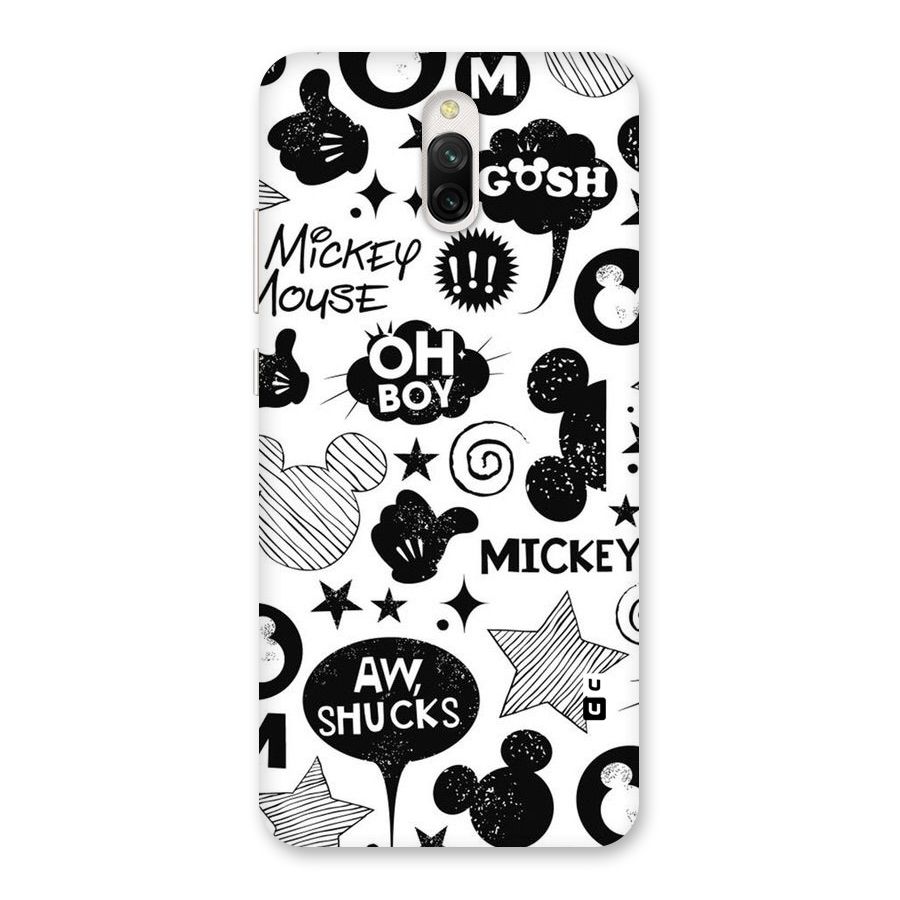 Oh Boy Design Back Case for Redmi 8A Dual