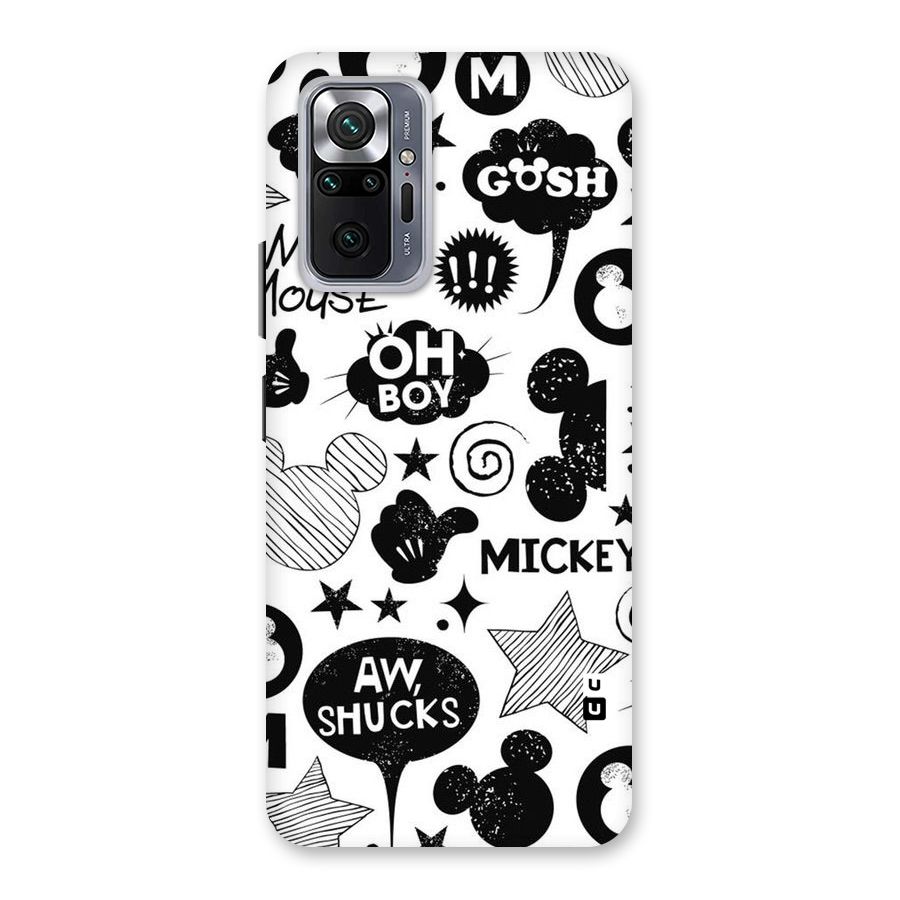 Oh Boy Design Back Case for Redmi Note 10 Pro