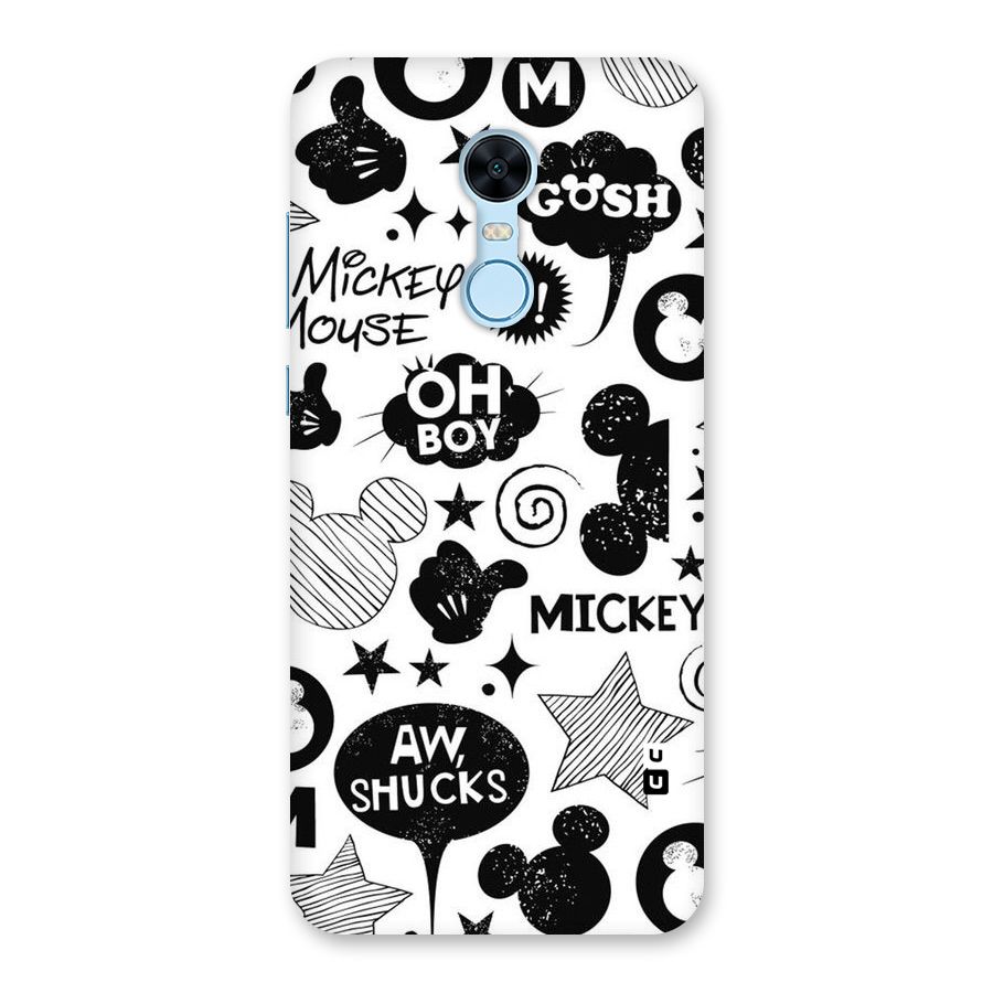 Oh Boy Design Back Case for Redmi Note 5