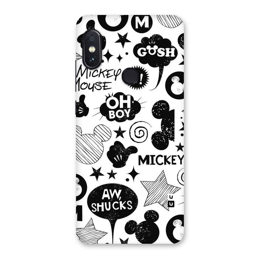 Oh Boy Design Back Case for Redmi Note 5 Pro