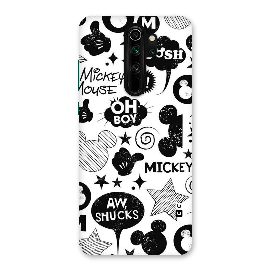 Oh Boy Design Back Case for Redmi Note 8 Pro