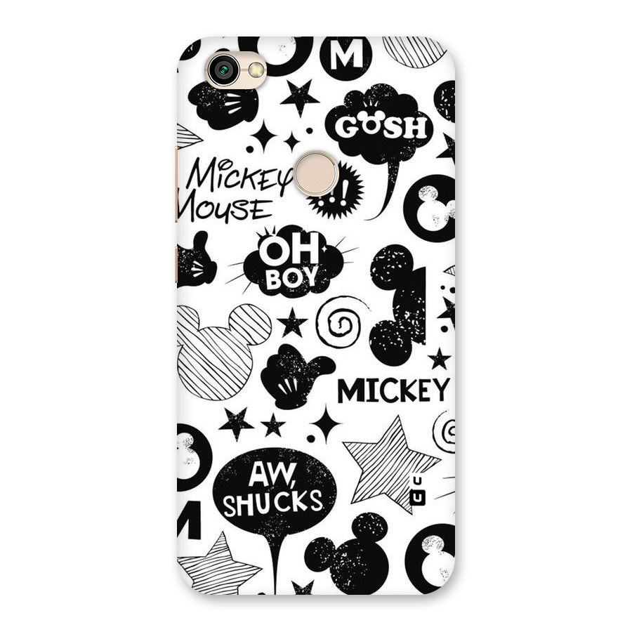 Oh Boy Design Back Case for Redmi Y1 2017