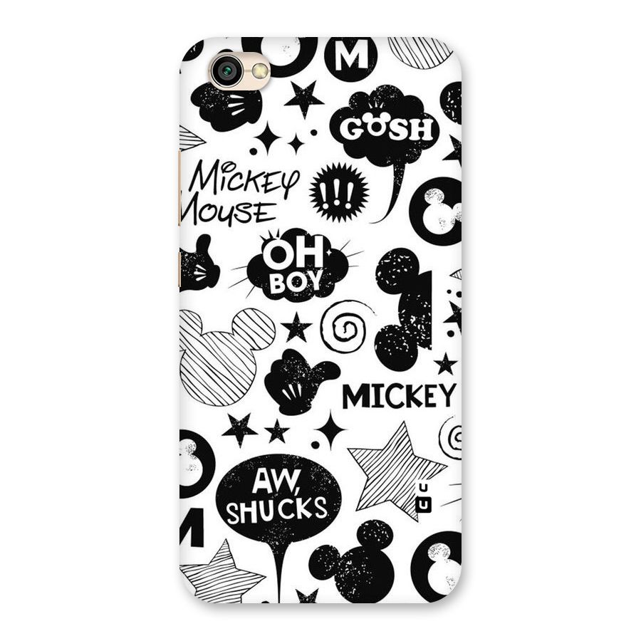 Oh Boy Design Back Case for Redmi Y1 Lite