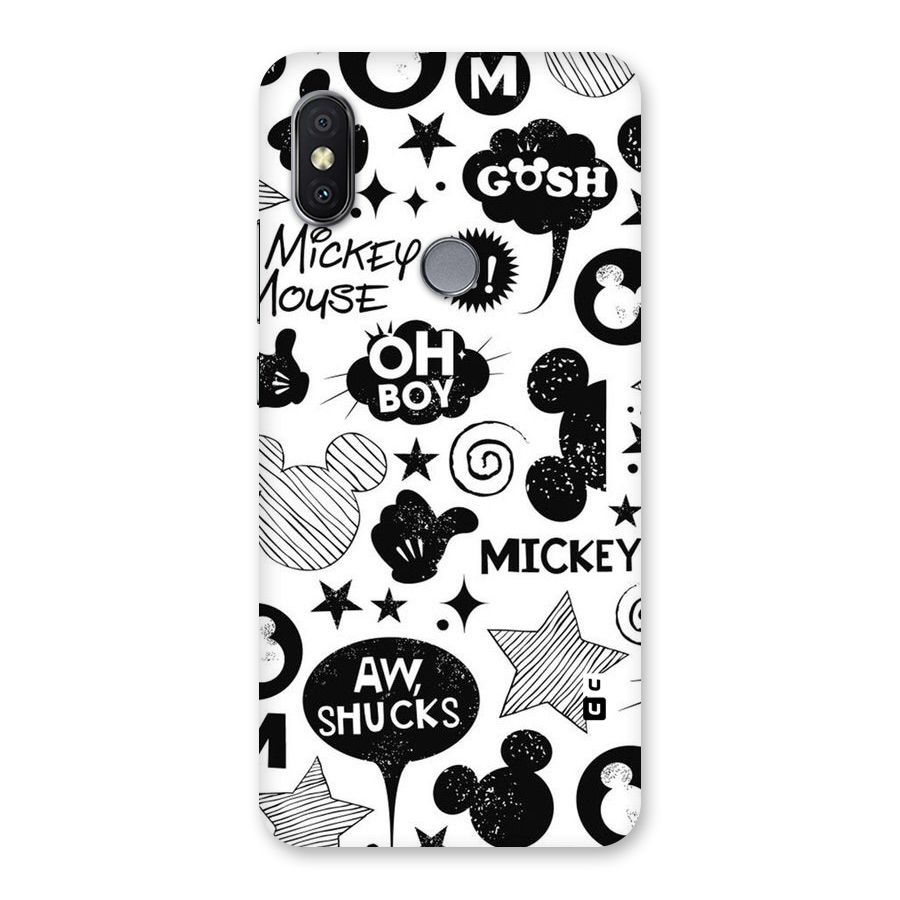 Oh Boy Design Back Case for Redmi Y2