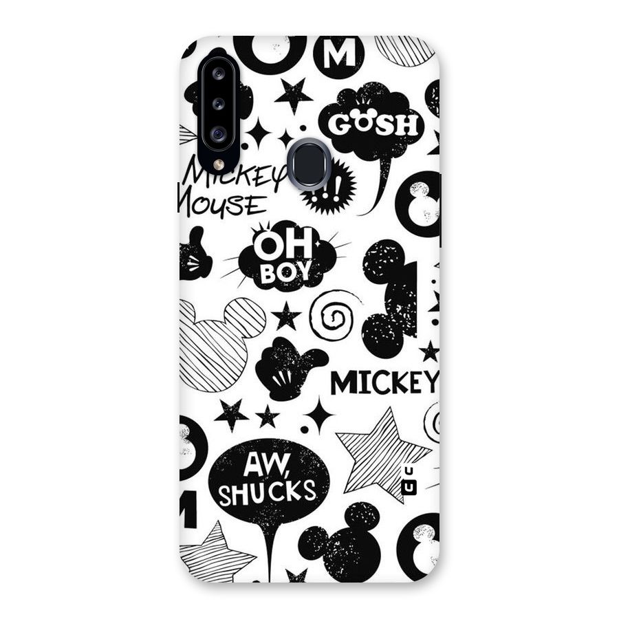 Oh Boy Design Back Case for Samsung Galaxy A20s