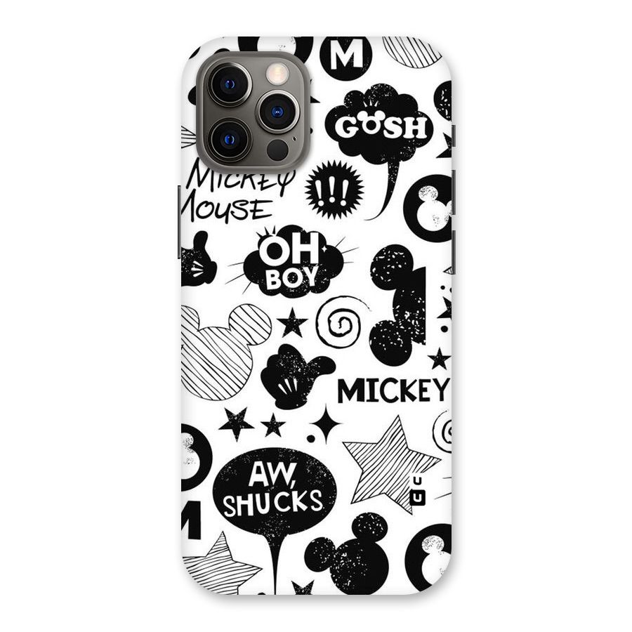 Oh Boy Design Back Case for iPhone 12 Pro