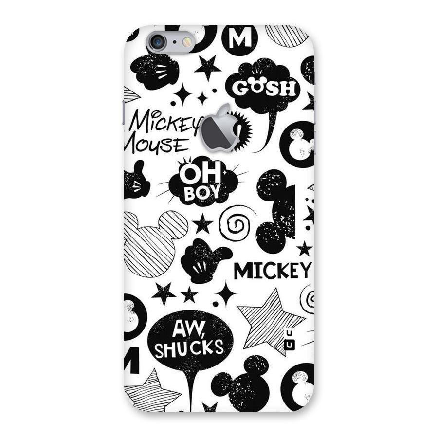 Oh Boy Design Back Case for iPhone 6 Plus 6S Plus Logo Cut