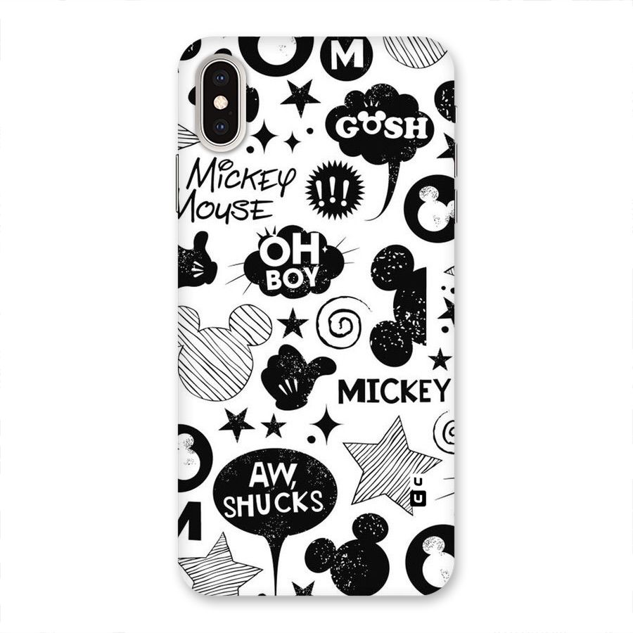 Oh Boy Design Back Case for iPhone XS Max