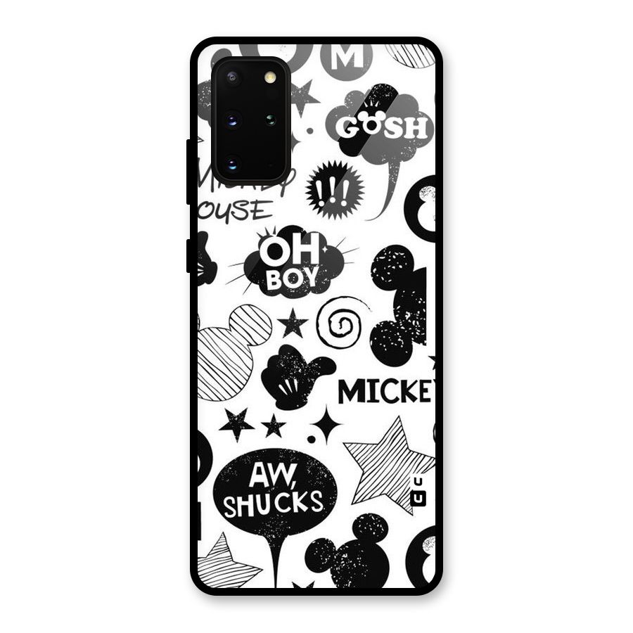 Oh Boy Design Glass Back Case for Galaxy S20 Plus
