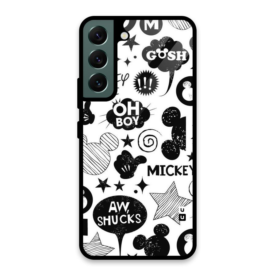 Oh Boy Design Glass Back Case for Galaxy S22 5G