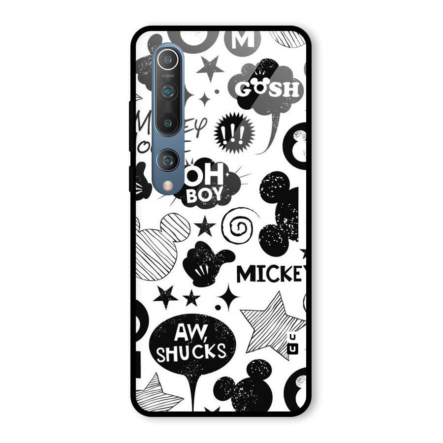 Oh Boy Design Glass Back Case for Mi 10