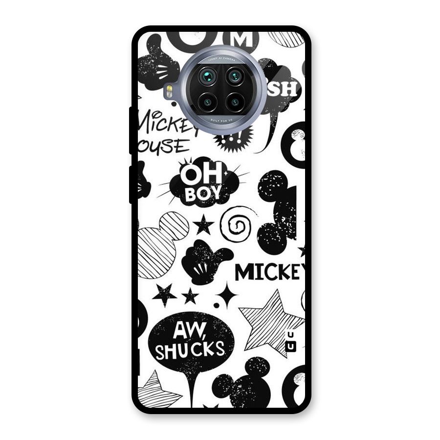 Oh Boy Design Glass Back Case for Mi 10i