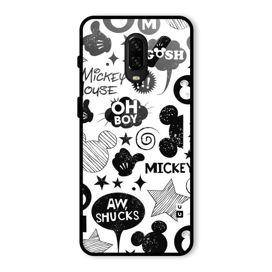 Oh Boy Design Glass Back Case for OnePlus 6T