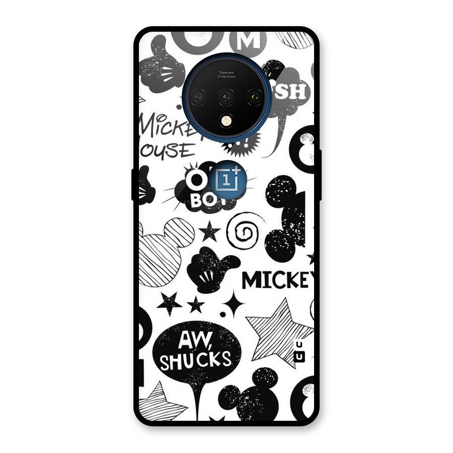 Oh Boy Design Glass Back Case for OnePlus 7T
