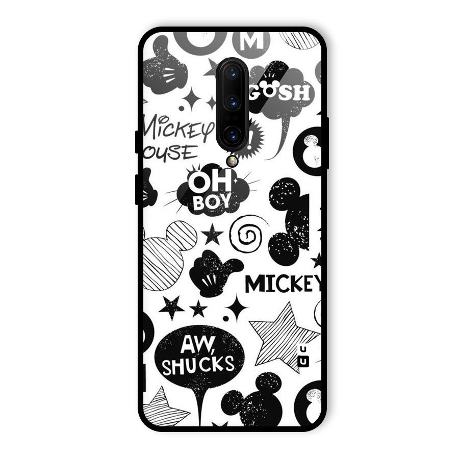 Oh Boy Design Glass Back Case for OnePlus 7 Pro