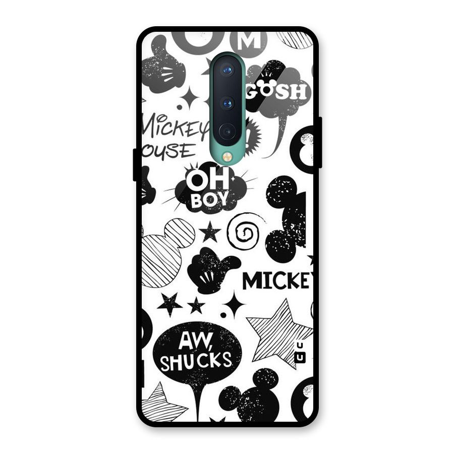 Oh Boy Design Glass Back Case for OnePlus 8