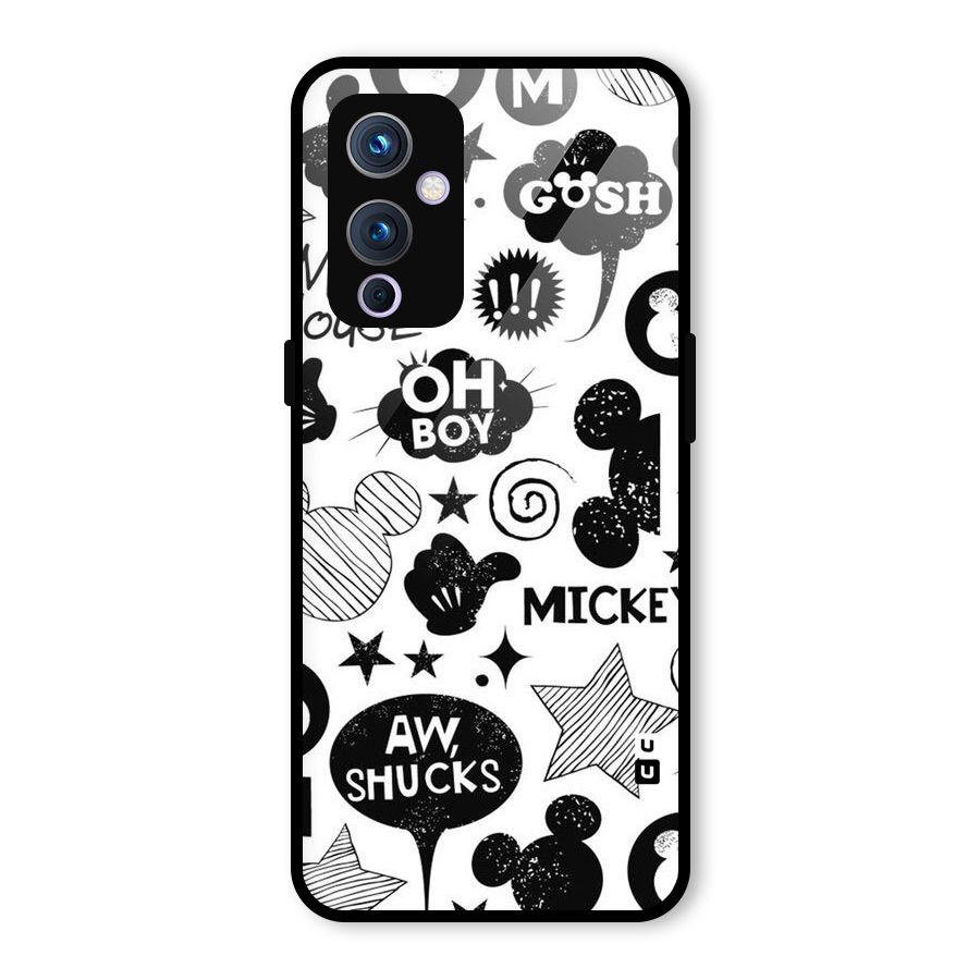 Oh Boy Design Glass Back Case for OnePlus 9
