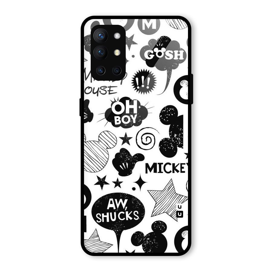 Oh Boy Design Glass Back Case for OnePlus 9R