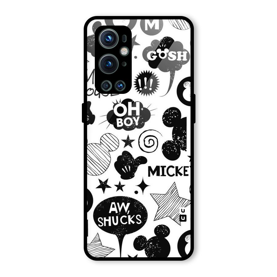Oh Boy Design Glass Back Case for OnePlus 9 Pro