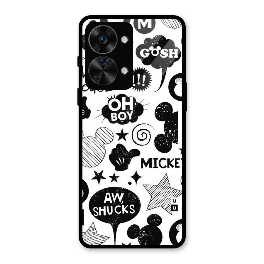 Oh Boy Design Glass Back Case for OnePlus Nord 2T