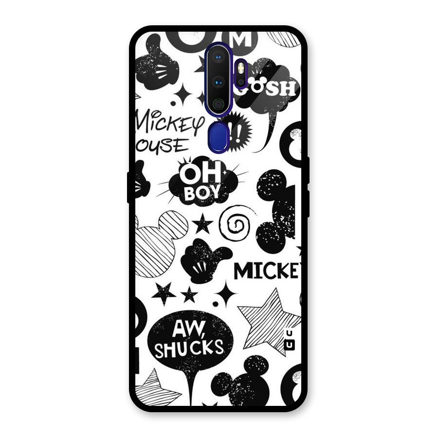 Oh Boy Design Glass Back Case for Oppo A9 (2020)