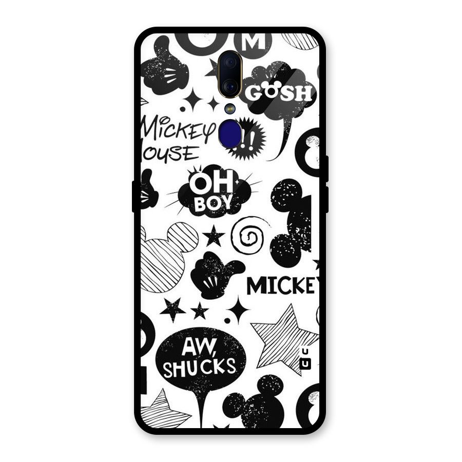 Oh Boy Design Glass Back Case for Oppo F11