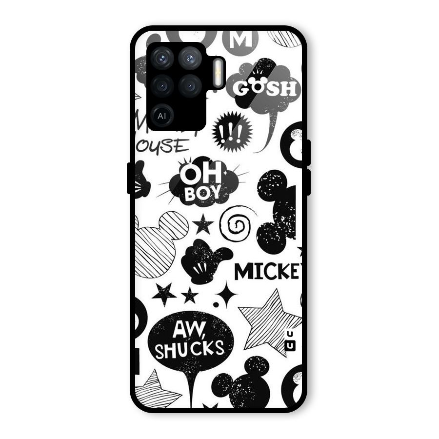 Oh Boy Design Glass Back Case for Oppo F19 Pro