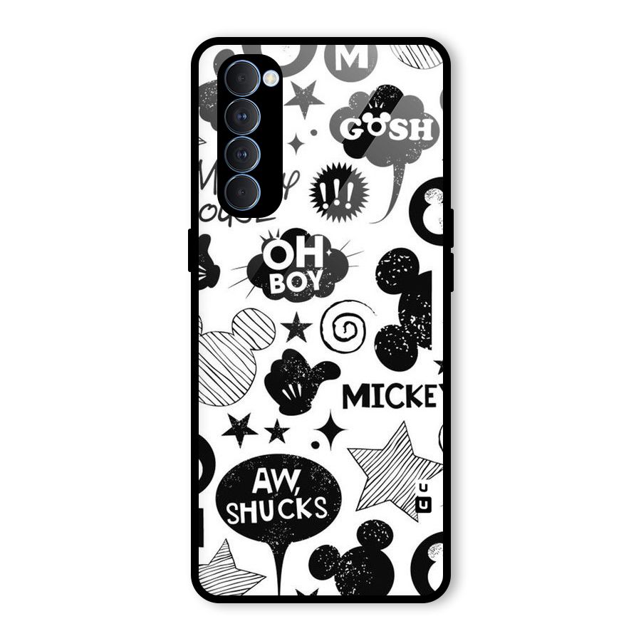 Oh Boy Design Glass Back Case for Oppo Reno4 Pro