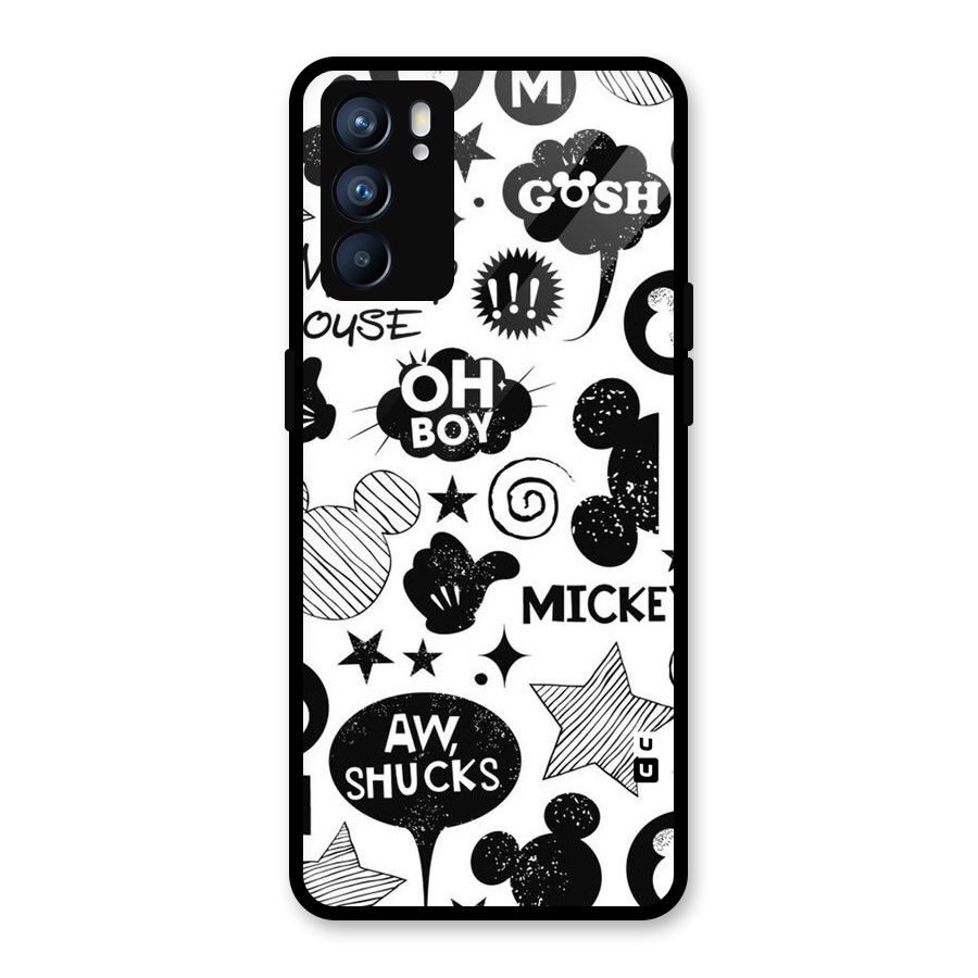 Oh Boy Design Glass Back Case for Oppo Reno6 5G