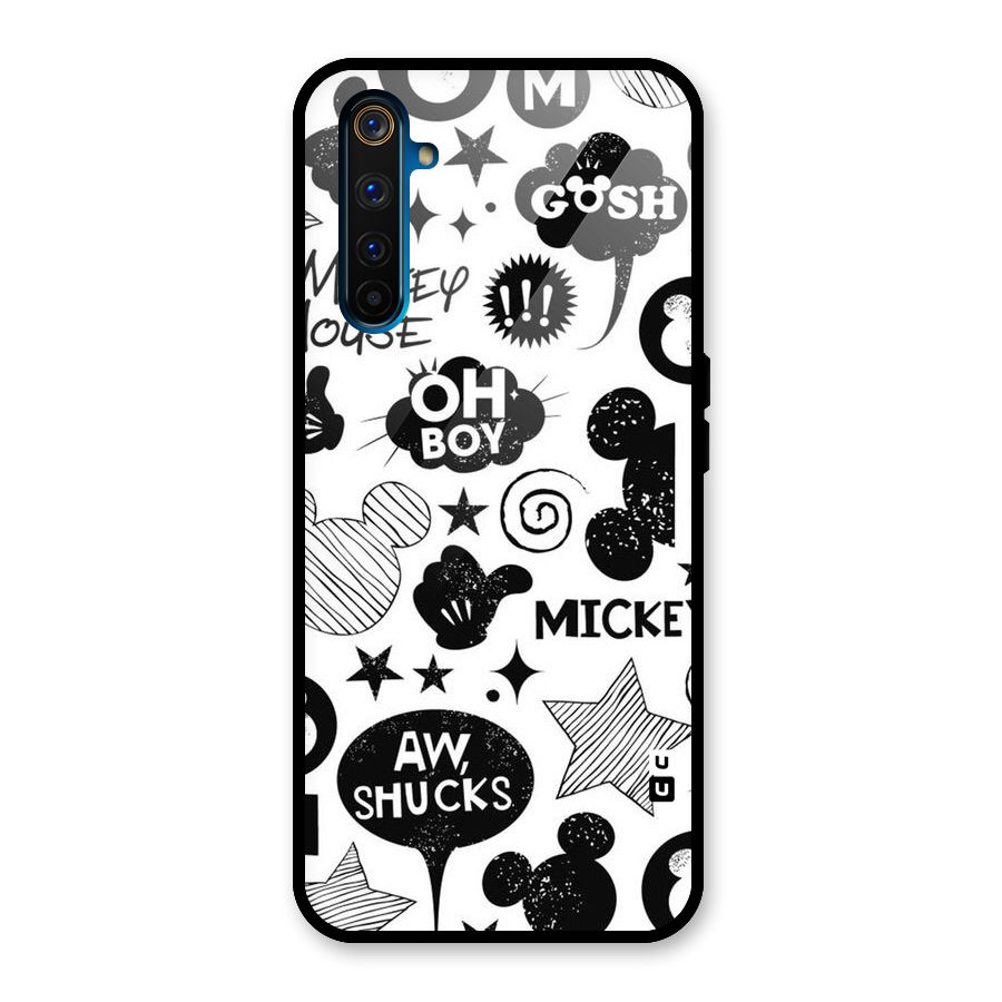 Oh Boy Design Glass Back Case for Realme 6 Pro