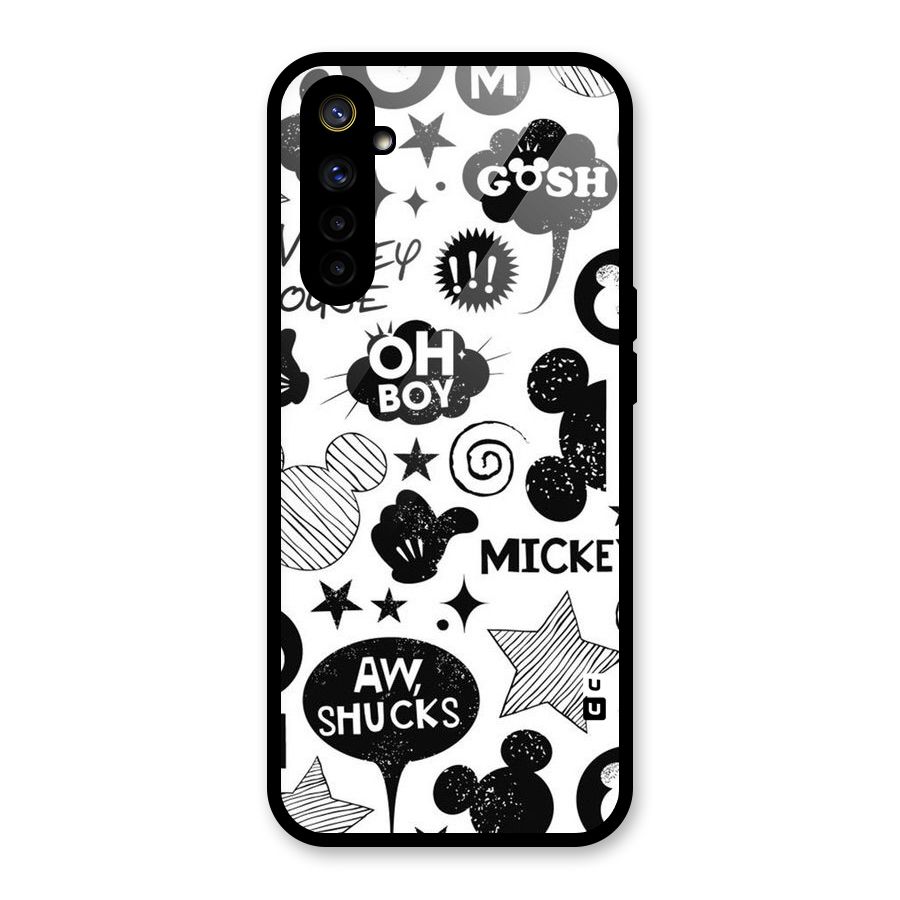 Oh Boy Design Glass Back Case for Realme 6i