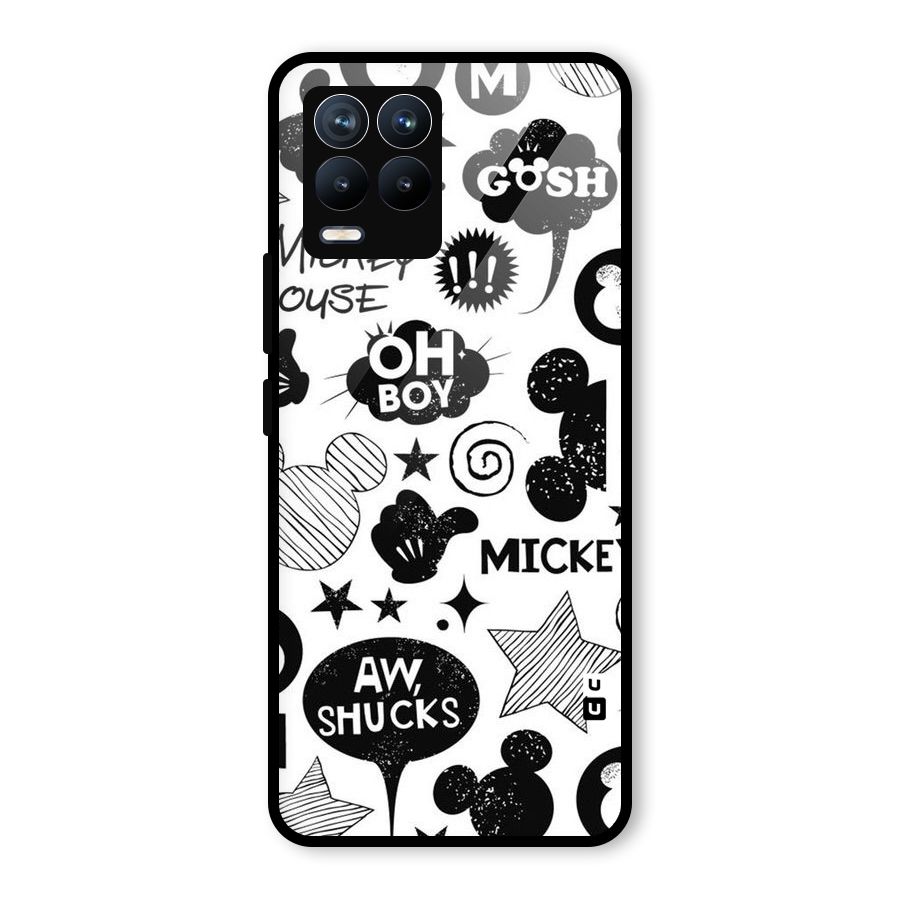 Oh Boy Design Glass Back Case for Realme 8