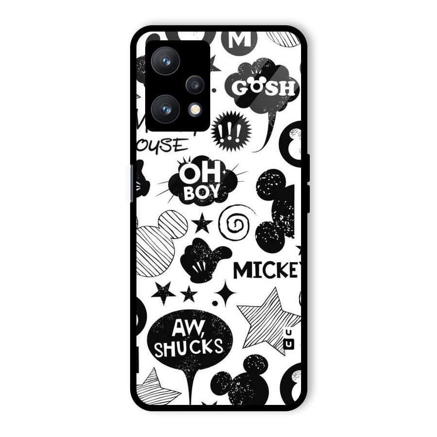 Oh Boy Design Glass Back Case for Realme 9 Pro 5G