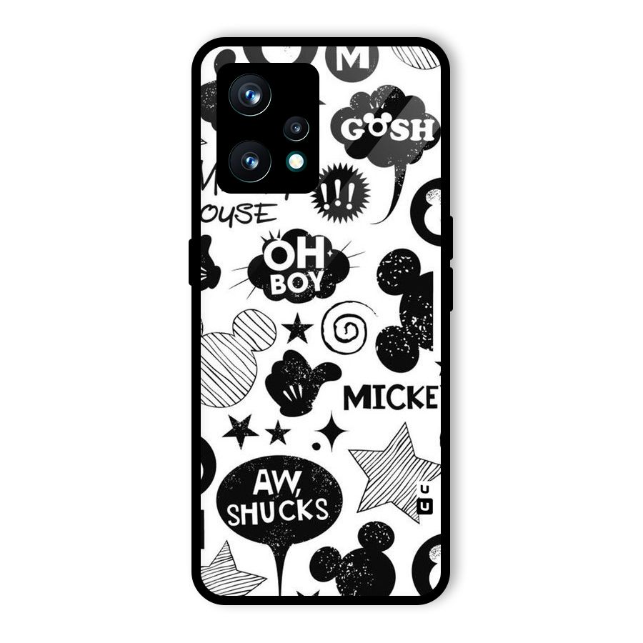 Oh Boy Design Glass Back Case for Realme 9 Pro Plus 5G