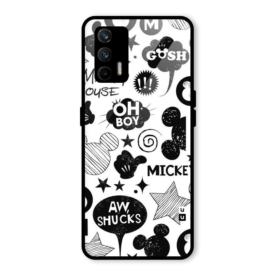 Oh Boy Design Glass Back Case for Realme GT 5G