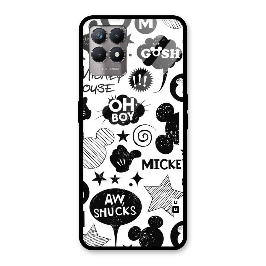 Oh Boy Design Glass Back Case for Realme Narzo 50