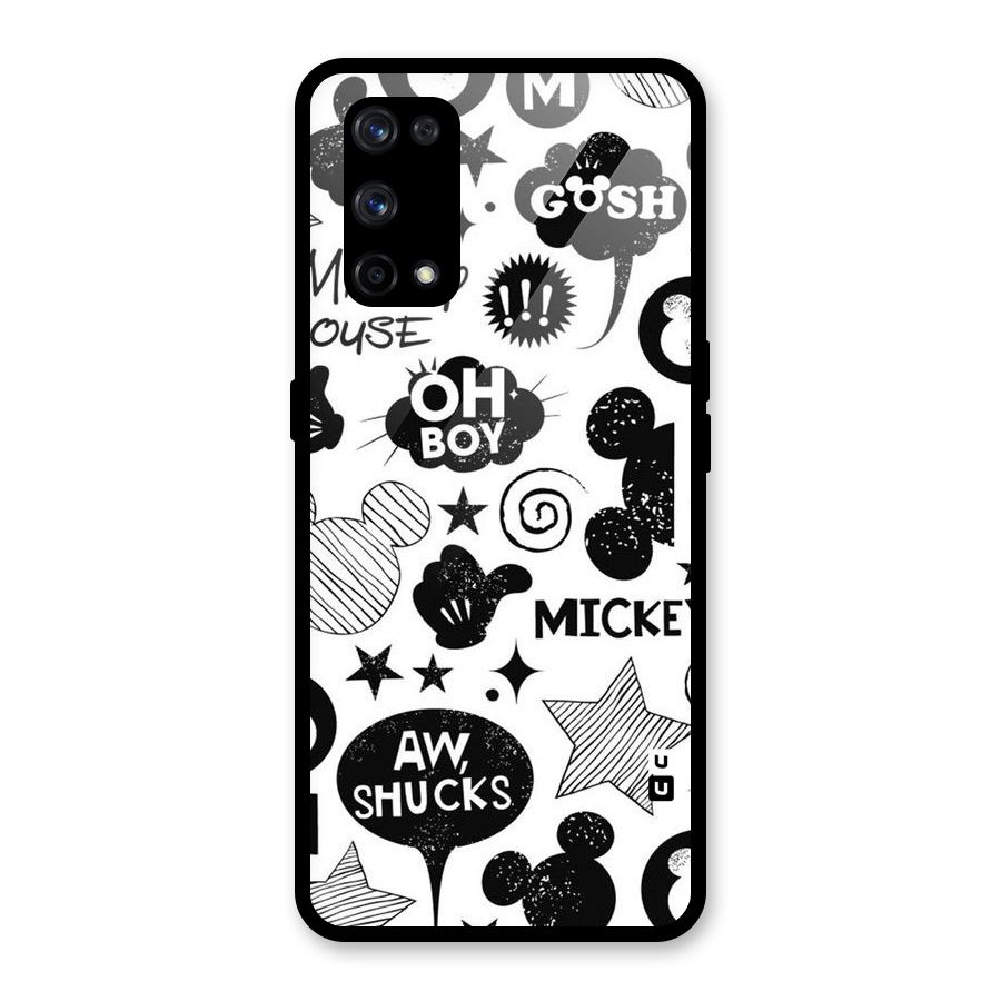 Oh Boy Design Glass Back Case for Realme X7 Pro