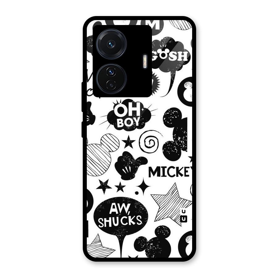 Oh Boy Design Glass Back Case for Vivo T1 Pro