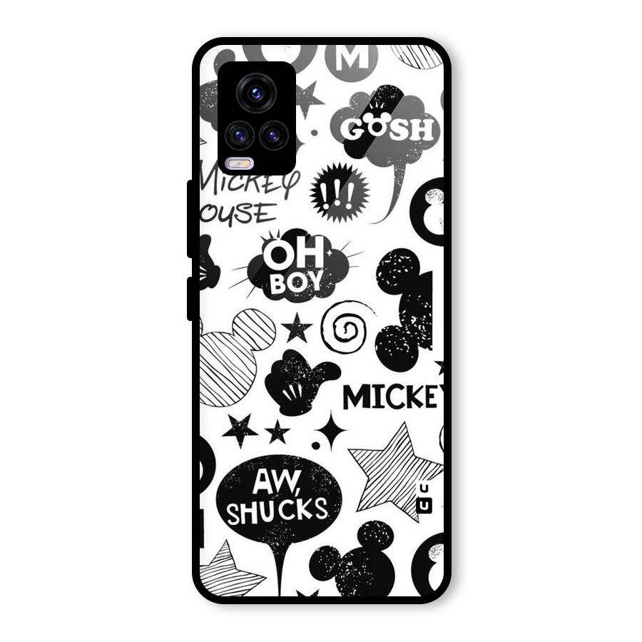 Oh Boy Design Glass Back Case for Vivo V20