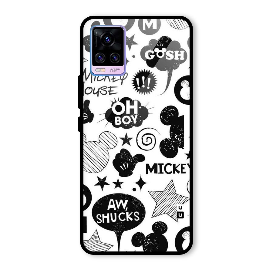 Oh Boy Design Glass Back Case for Vivo V20 Pro