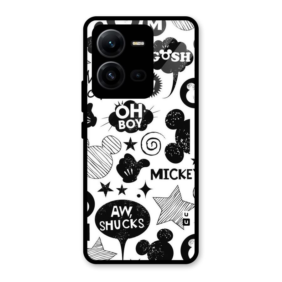 Oh Boy Design Glass Back Case for Vivo V25
