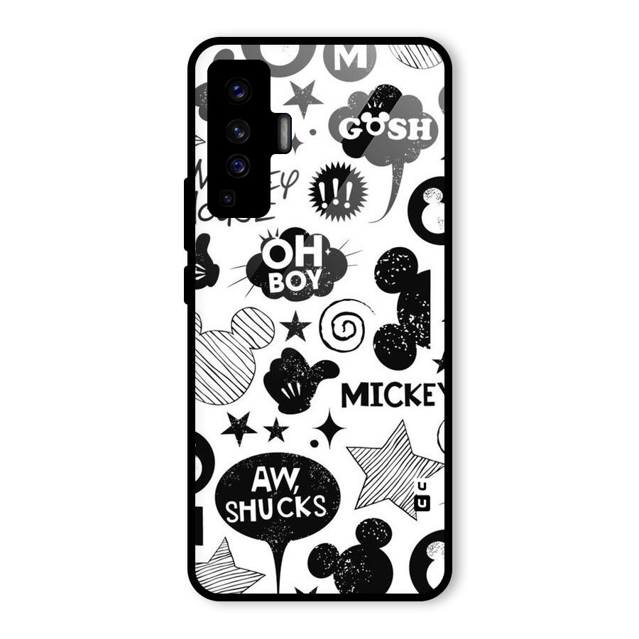 Oh Boy Design Glass Back Case for Vivo X50