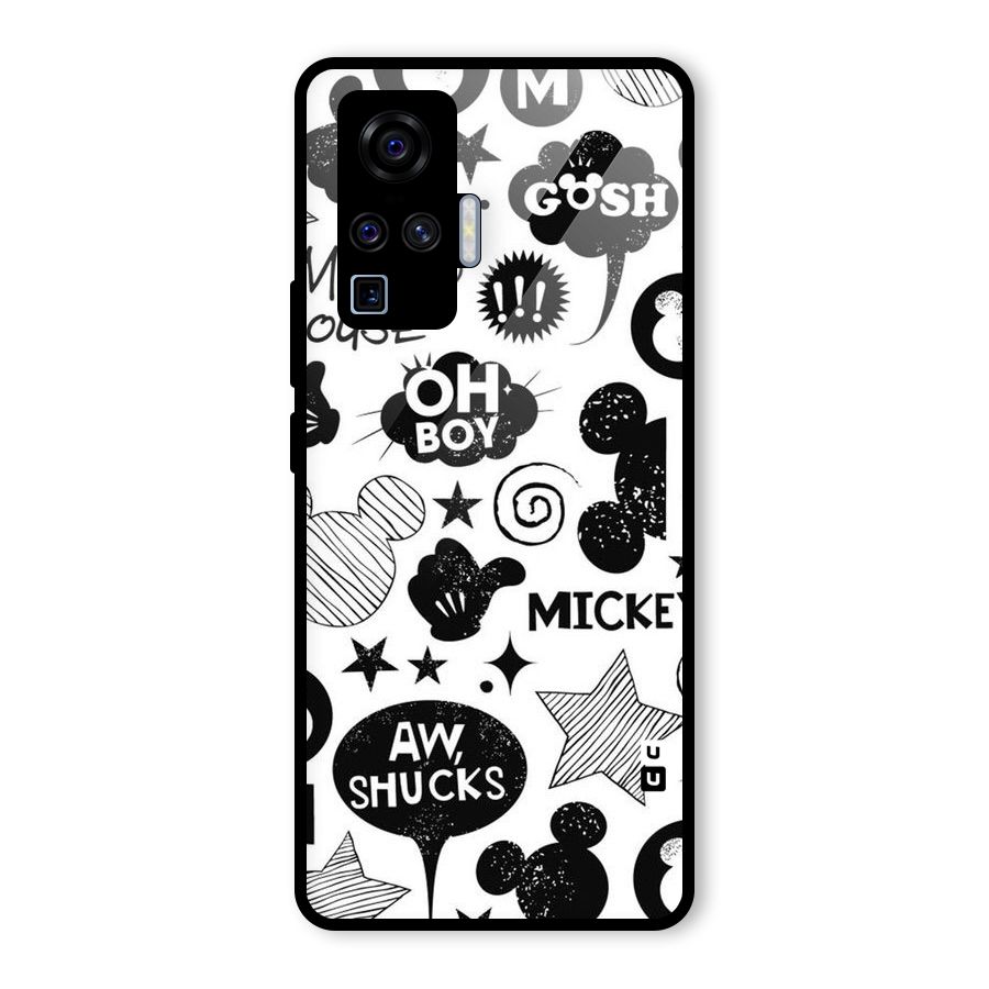 Oh Boy Design Glass Back Case for Vivo X50 Pro